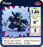 The purpose of the Ninja is to flip out and kill people.