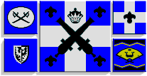 the flags of the Meikon Federation