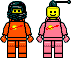 Roitian and Bellevuan SpaceNinjas - make fun of their orange and pink suits and you will face the Seven Invincible Fists of Death!